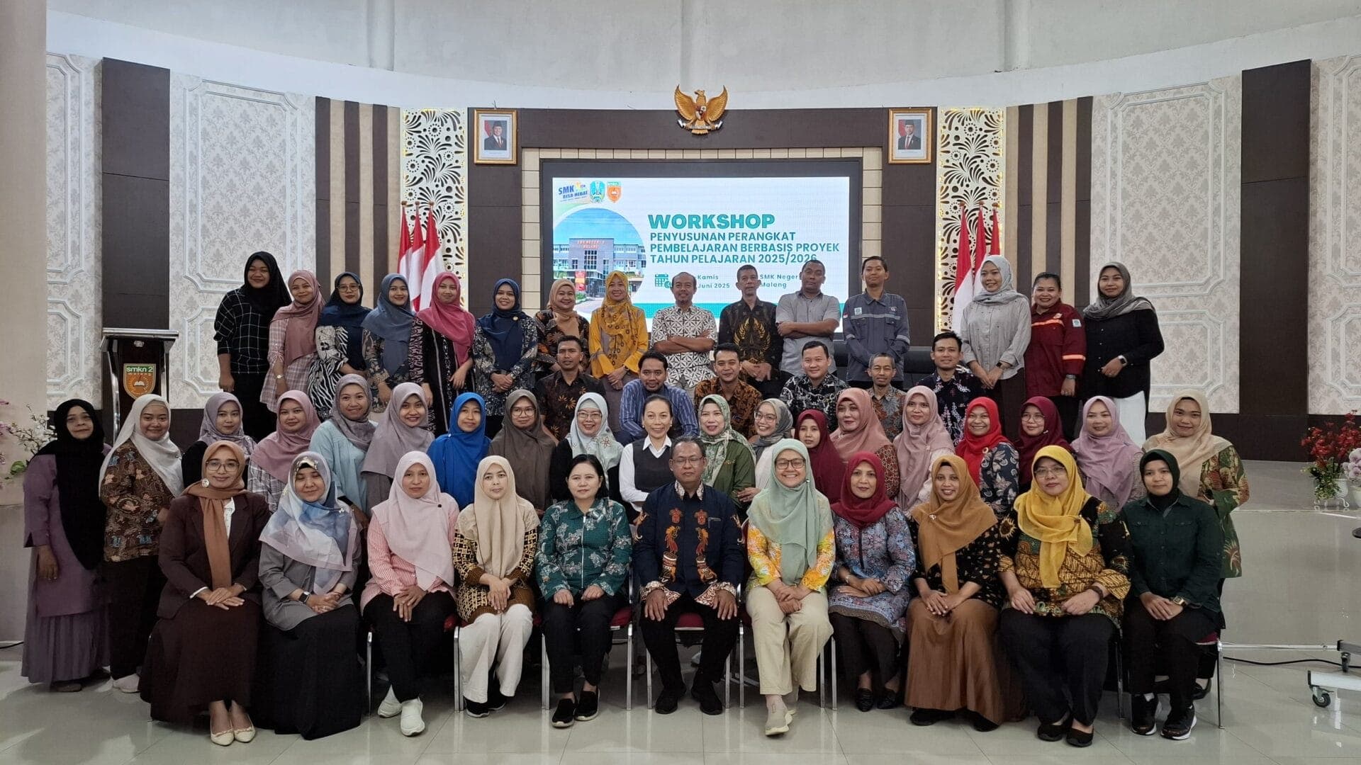 SMKN 2 Malang Gelar Workshop Penyusunan Perangkat Pembelajaran Berbasis Proyek