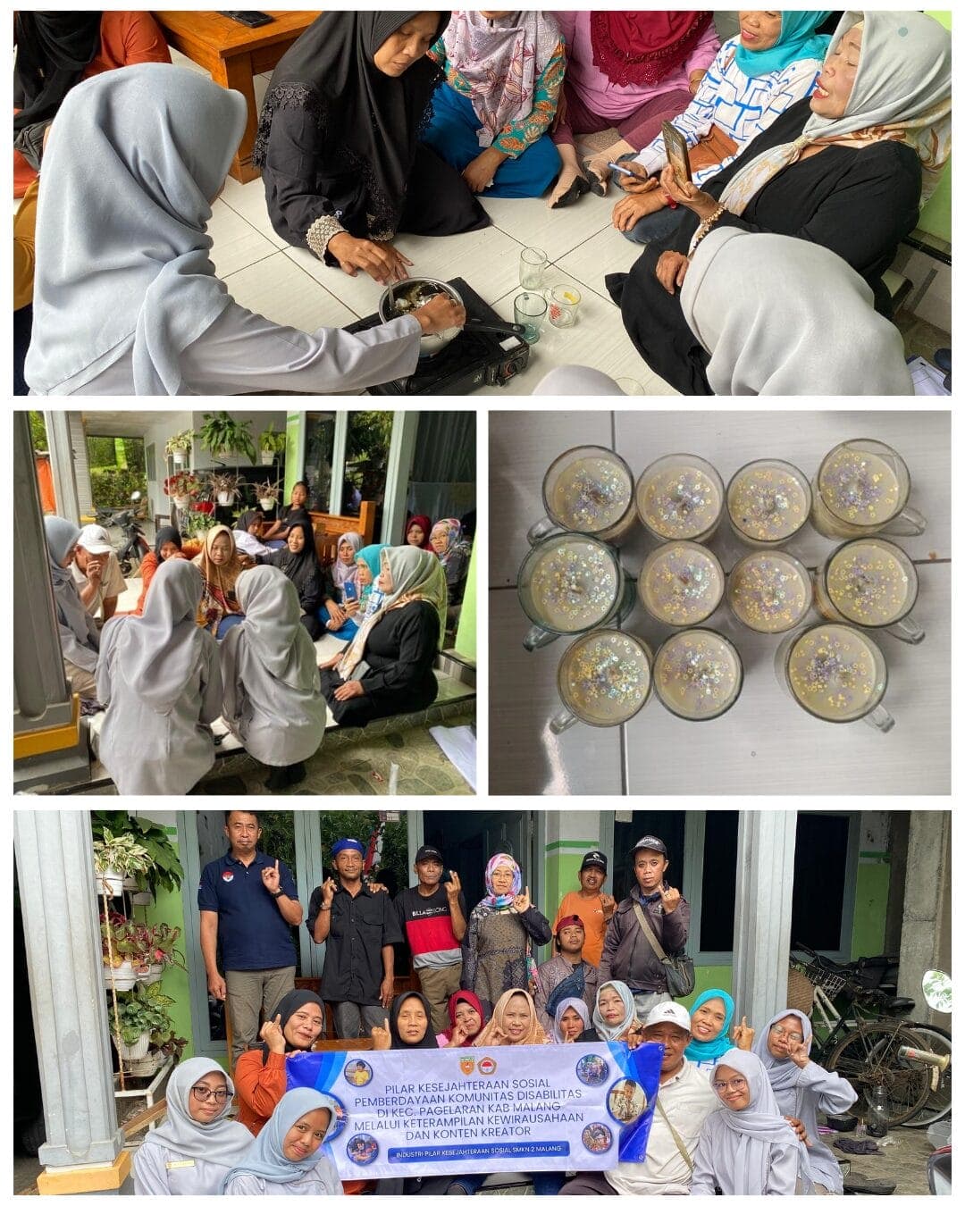 Olah Limbah Jelantah Jadi Lilin Aromaterapi : Karya Disabilitas Pagelaran Hasil Pendampingan Kelas Industri Pekerjaan Sosial