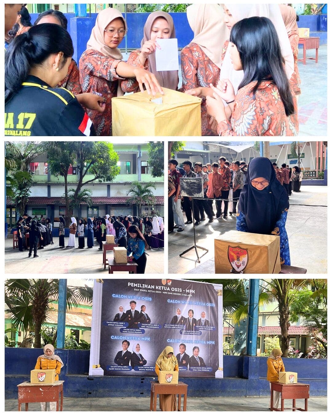 Demokrasi Bukan Sekadar Kata: Pemilu OSIS & MPK Hadirkan

Pemimpin Visioner di SMKN 2 Malang