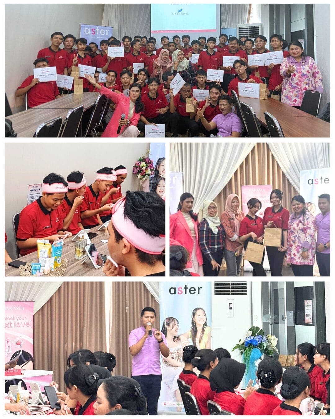 Tingkatkan Kualitas Hospitality, Murid Kelas XII Perhotelan  SMK Negeri 2 Malang Ikuti Beauty Class dan Grooming Staff  bersama Hanasui
