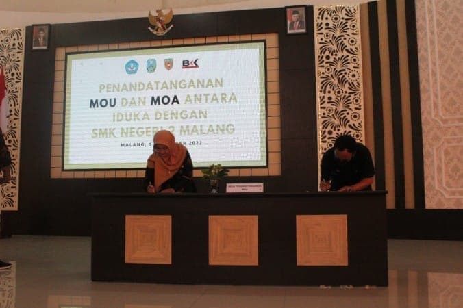 Link & Match dan Penandatanganan MoA/MoU IDUKA di SMK Negeri 2 Malang