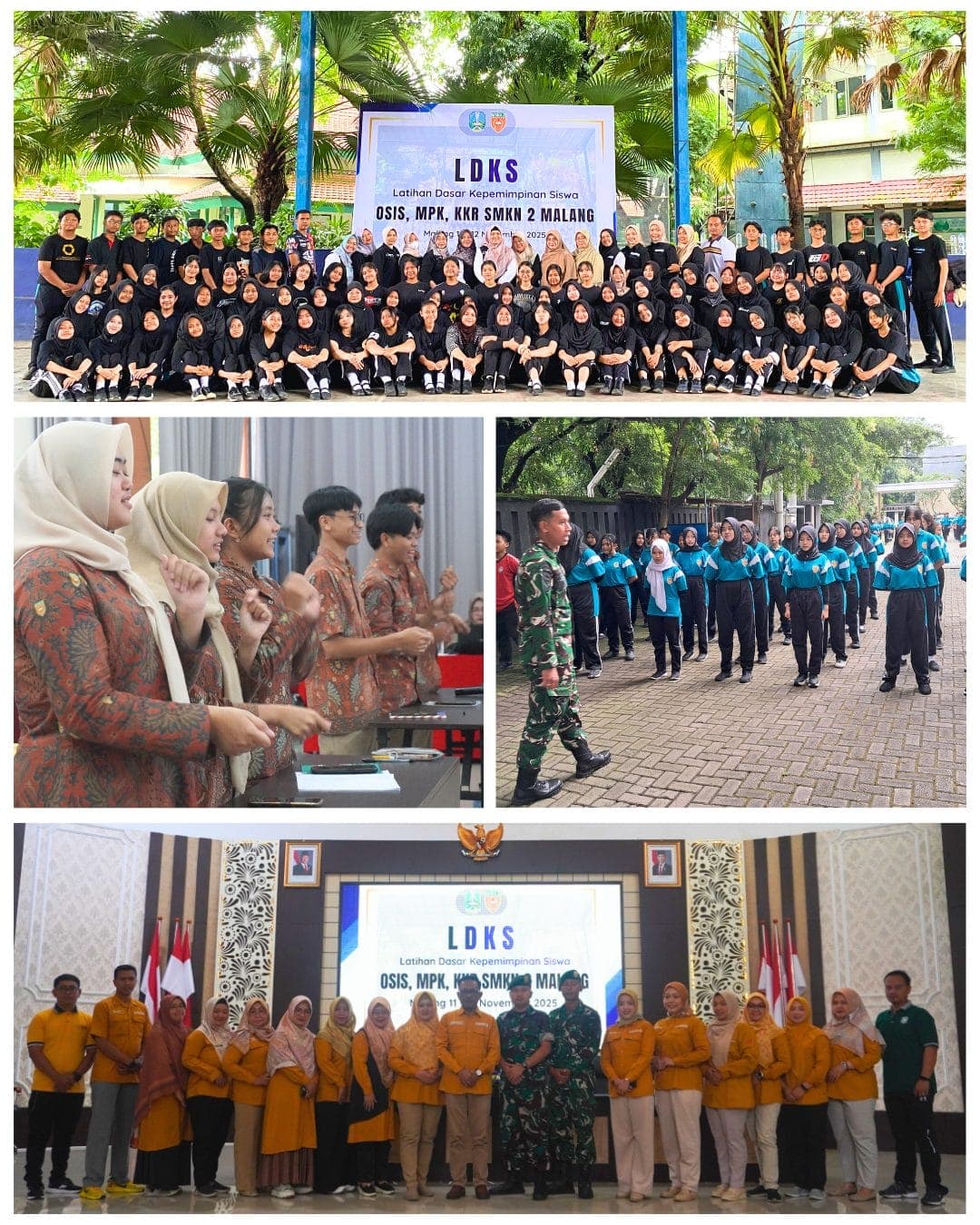 LDKS 2025 SMKN 2 Malang, Libatkan TNI dan Praktisi untuk Cetak Kader Pemimpin