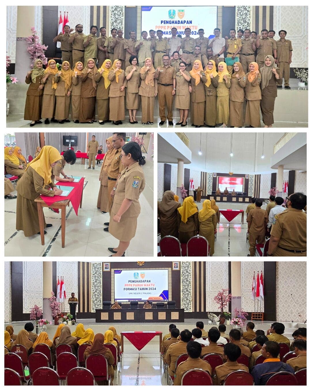 Langkah Baru, Harapan Baru: Penghadapan PPPK Paruh Waktu Perkuat Pondasi Pendidikan di SMKN 2 Malang